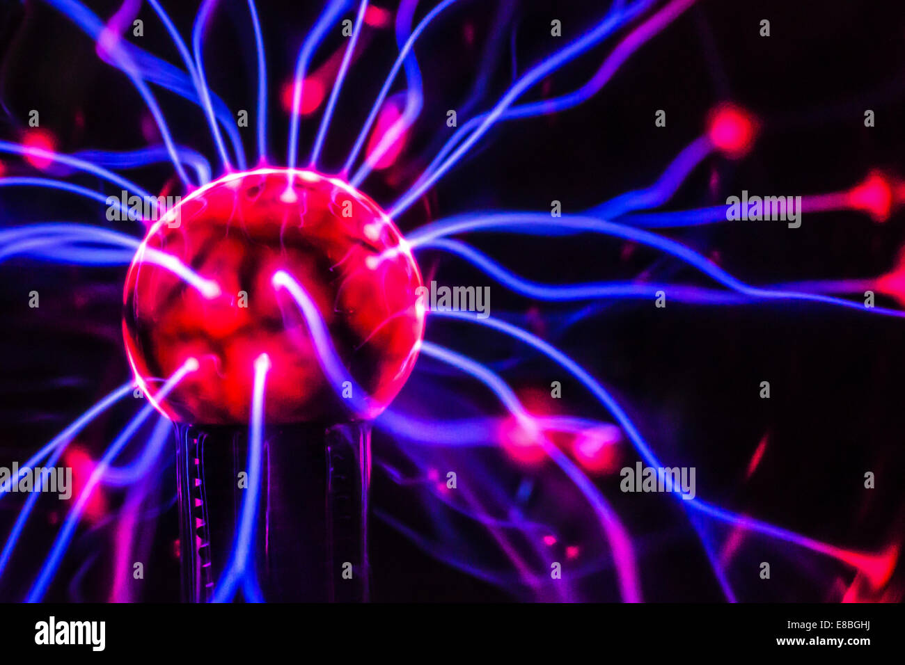 Abstract Macro boule de plasma Banque D'Images