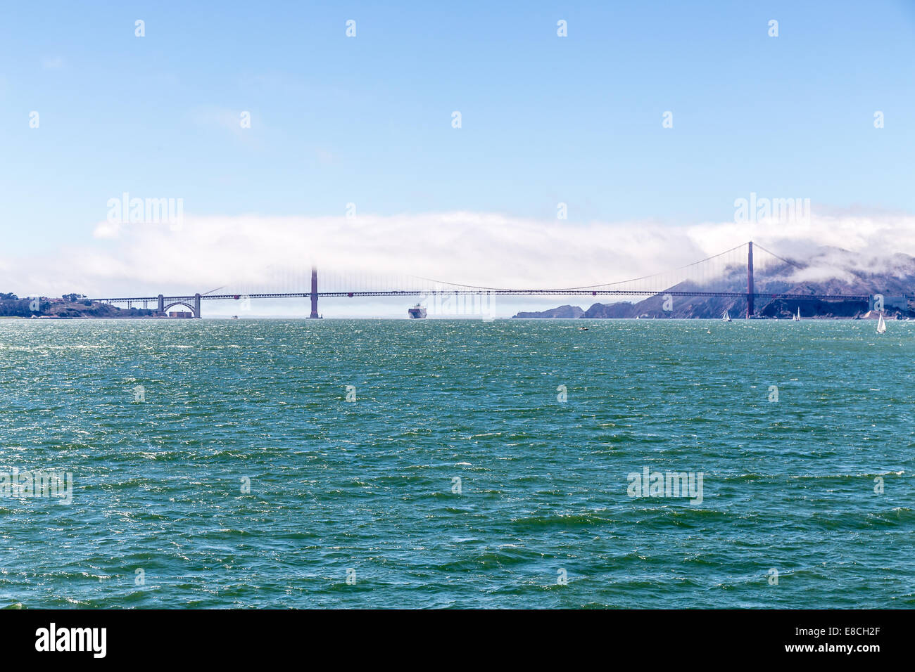 Golden Gate Bridge San Francisco seascape Banque D'Images
