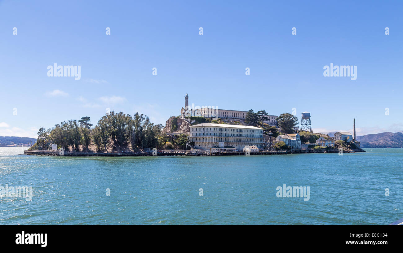 L'île d'Alcatraz à San Francisco Banque D'Images