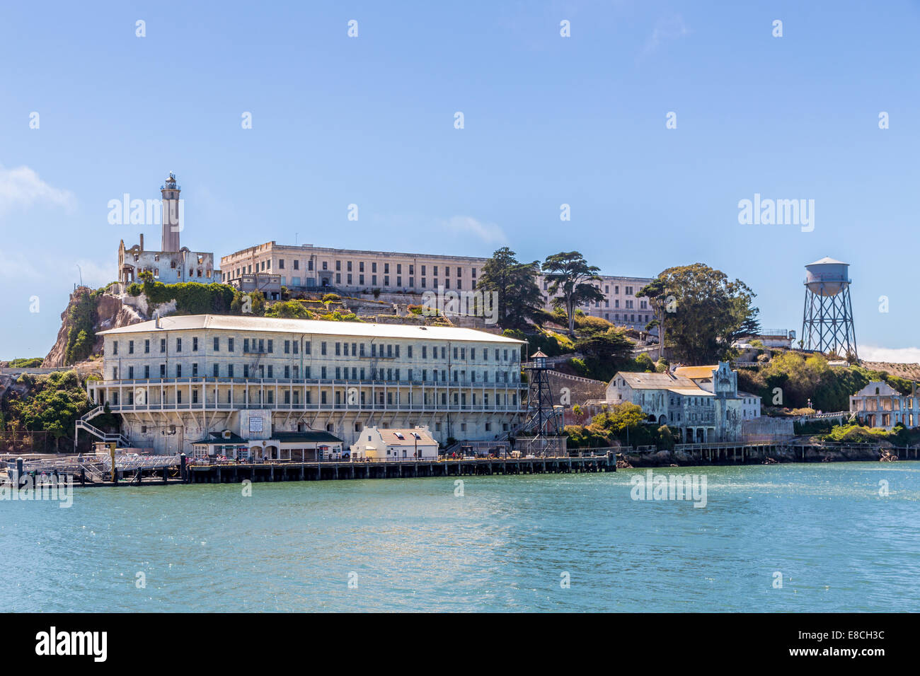 L'île d'Alcatraz à San Francisco Banque D'Images