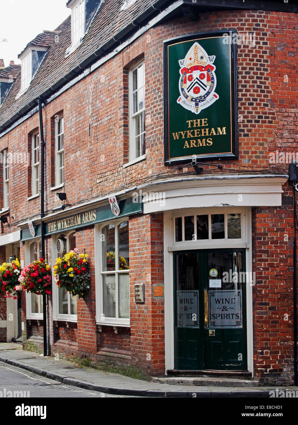 Le Wykeham Arms dans Kingsgate Street, Winchester, Hampshire est une pub, Hôtel et restaurant avec celebrity clients. Banque D'Images