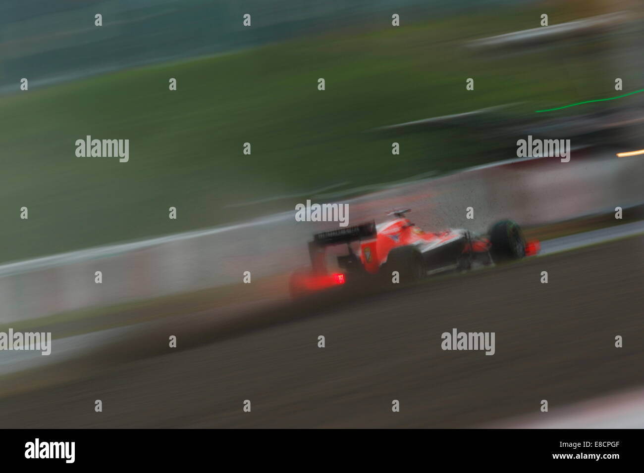 Suzuka, au Japon. 5Th Oct, 2014. Jules Bianchi (Marussia) F1 : Grand Prix du Japon à Suzuka Circuit dans Suzuka, Japon . Credit : AFLO SPORT/Alamy Live News Banque D'Images