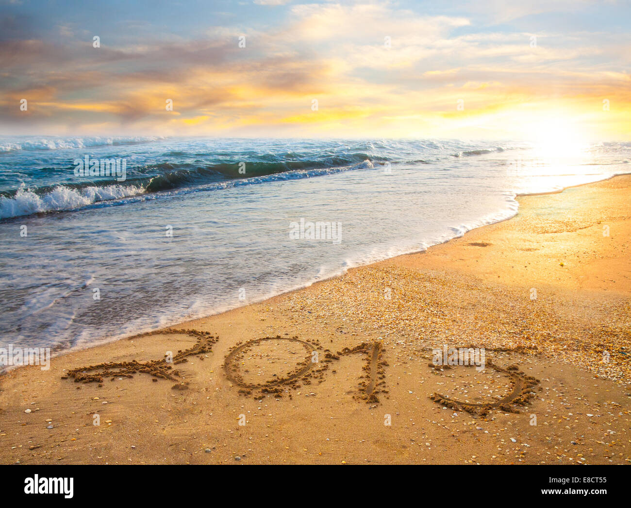 Nouvelle année 2015 chiffres Banque D'Images