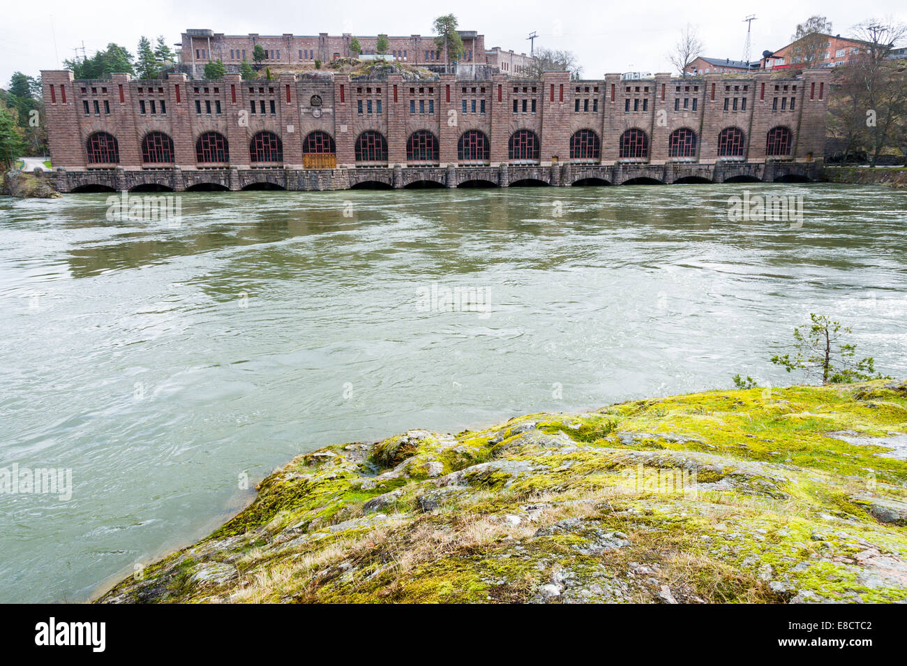 La Suède, Trollhättan. Http://www.okg.se/templates/page____143.aspx site Centrale hydroélectrique. Banque D'Images