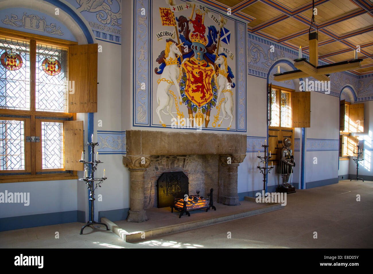 La chambre intérieure du Roi, le château de Stirling, Stirling, Ecosse Banque D'Images