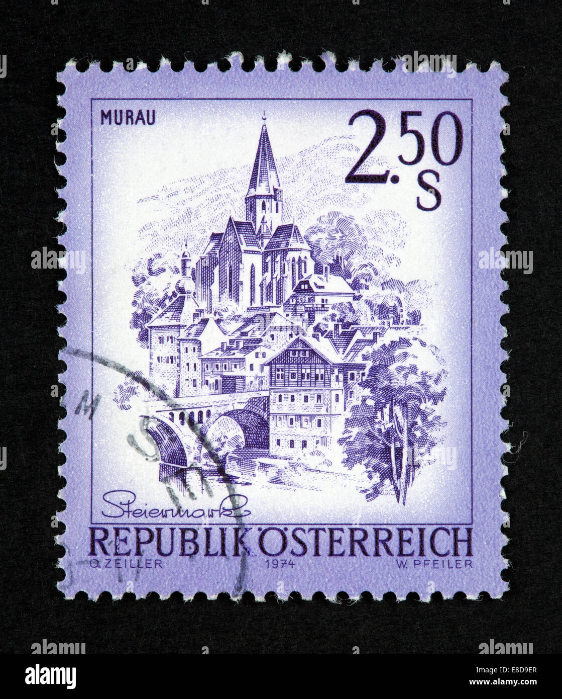 Timbre autrichien Banque D'Images