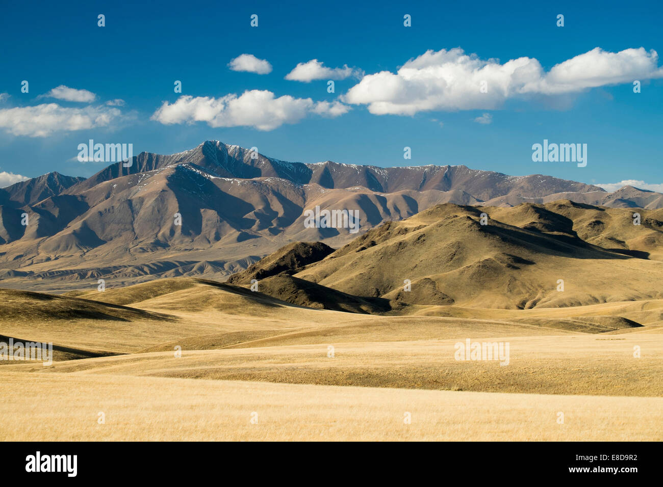 Türgen Mountain dans l'après-midi, la lumière, la Mongolie Aimag Uvs Banque D'Images