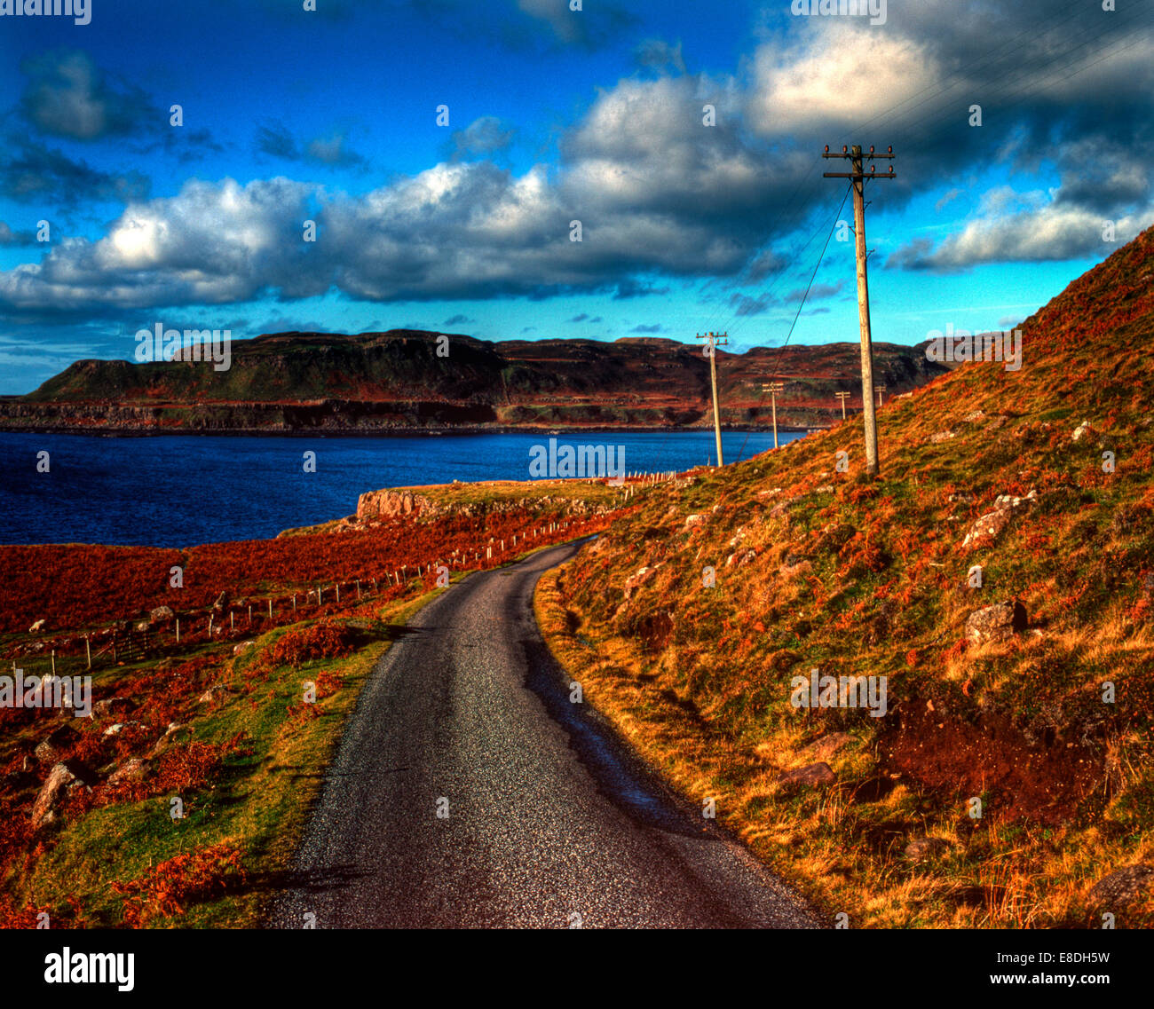 Route de Skye Banque D'Images