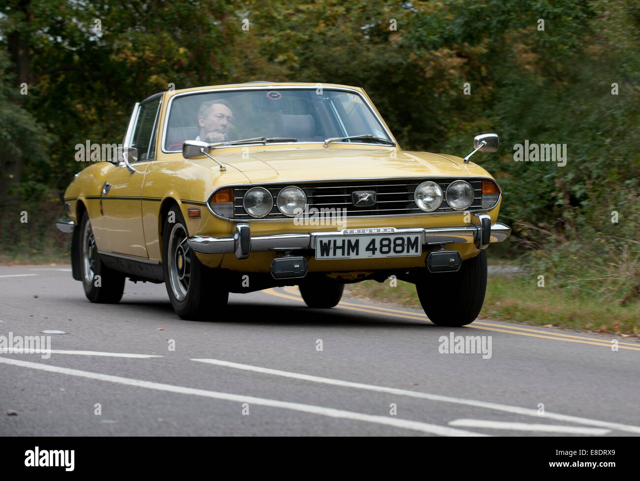 1976 Triumph Stag Classic British V8 powered virage voiture Banque D'Images