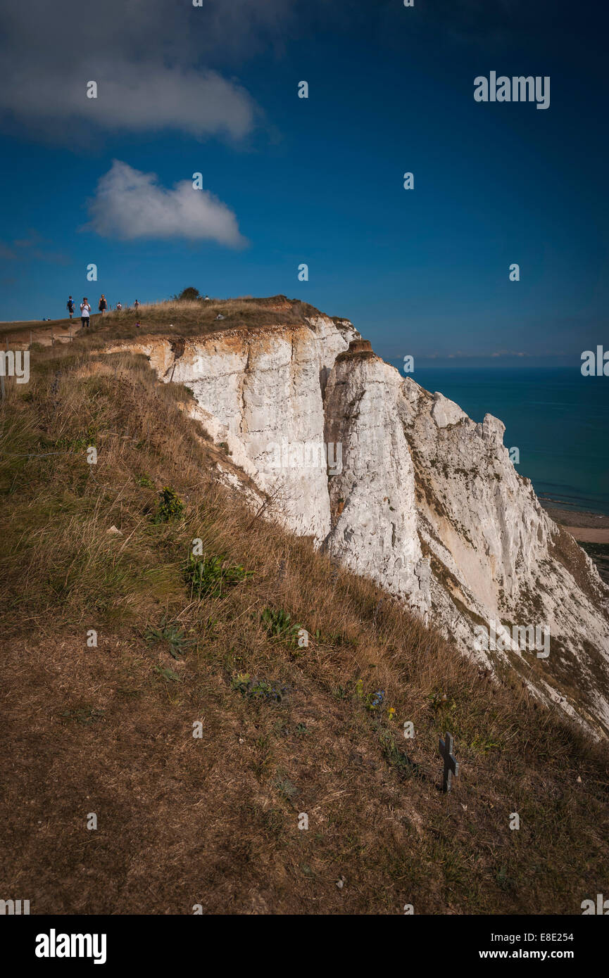 Falaises de craie à Beachy Head près de Eastbourne, East Sussex, UK Banque D'Images