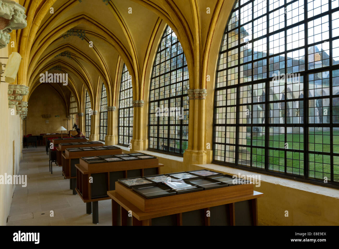 Bibliothèque Municipale, Abbaye Saint Corneille, Comiiegne,France Banque D'Images