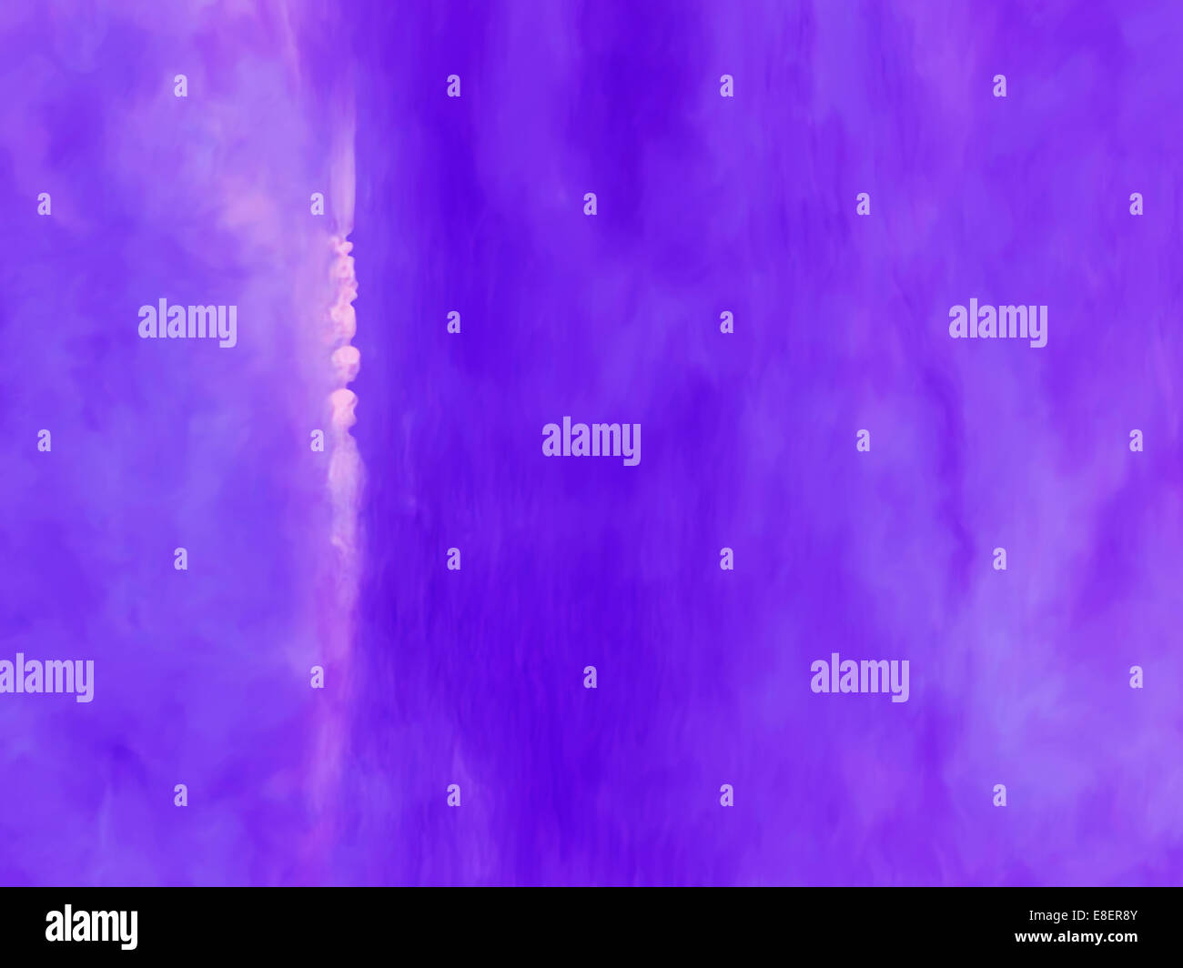 Résumé peinture mauve biologique avec texture de fond blanc décoratif string de semences. Banque D'Images