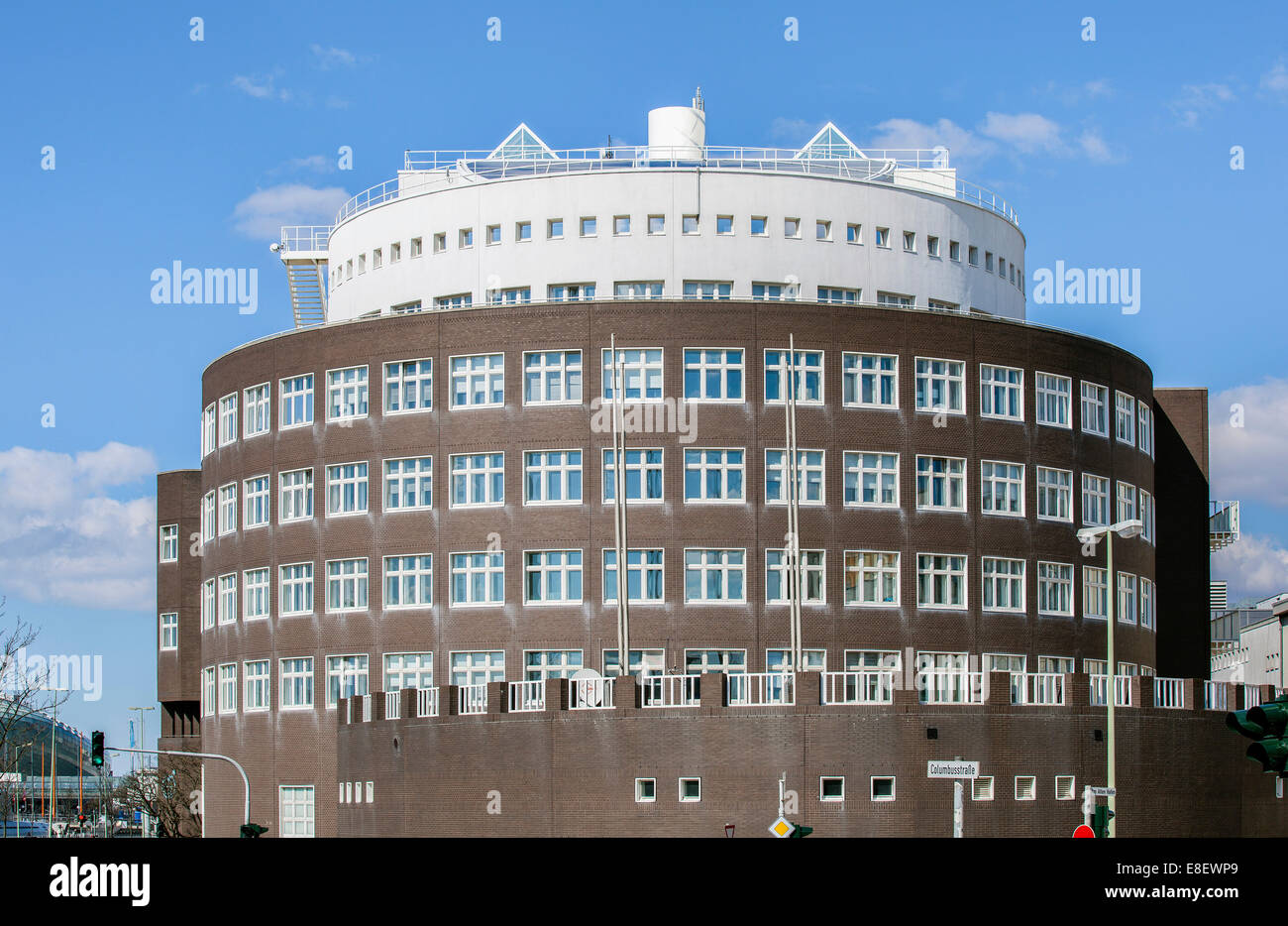 Institut Alfred Wegener pour la recherche polaire et marine, l'ancien bâtiment principal, Bremerhaven, Brême, Allemagne Banque D'Images