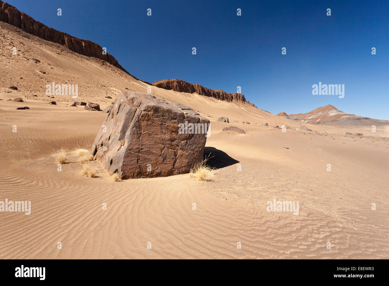 Dans le monolithe de désert de sable, le parc national de Richtersveld, le sud de la Namibie, Namibie Banque D'Images