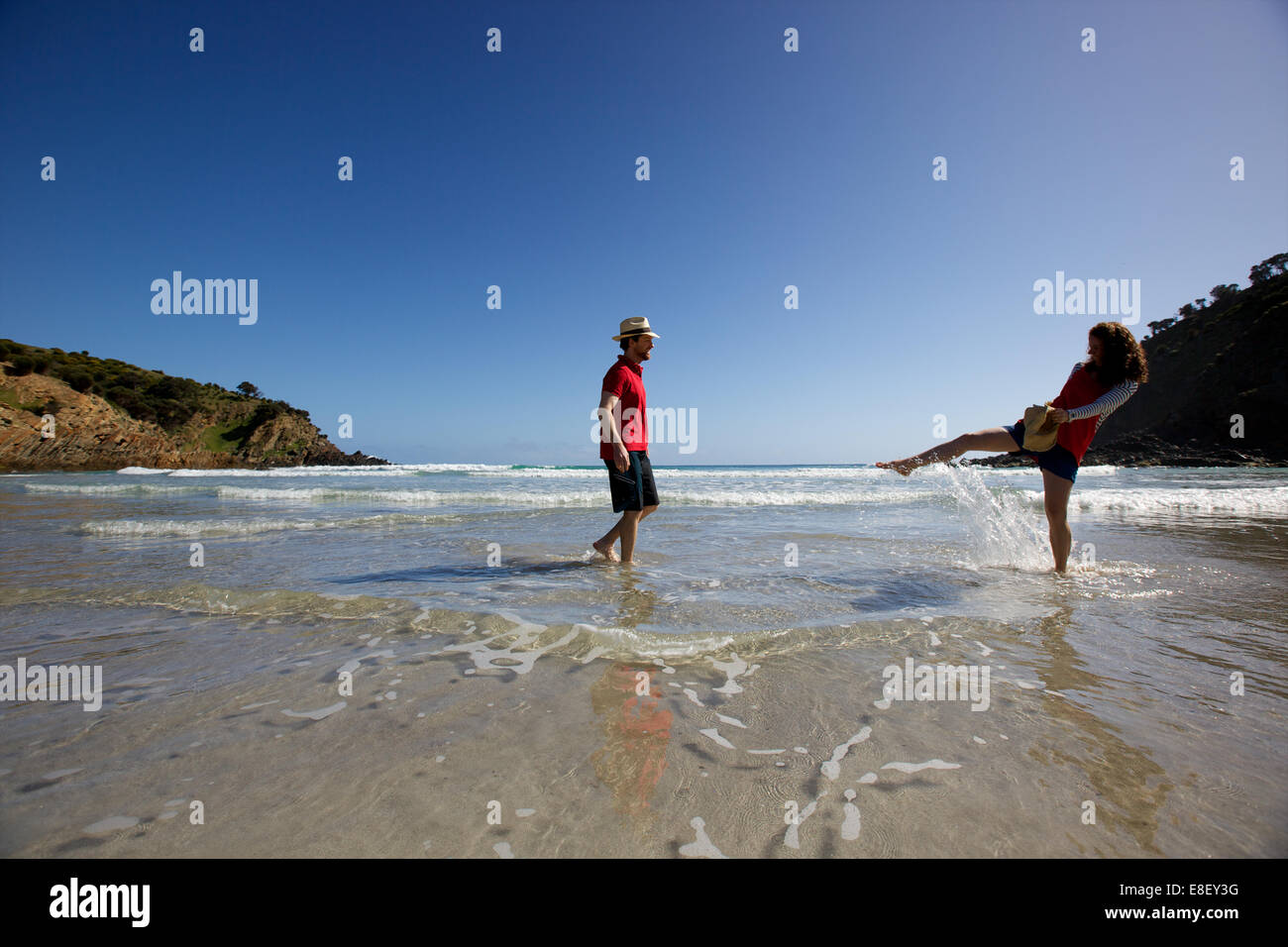 Kangaroo Island Kangaroo Beach & Lodges Banque D'Images