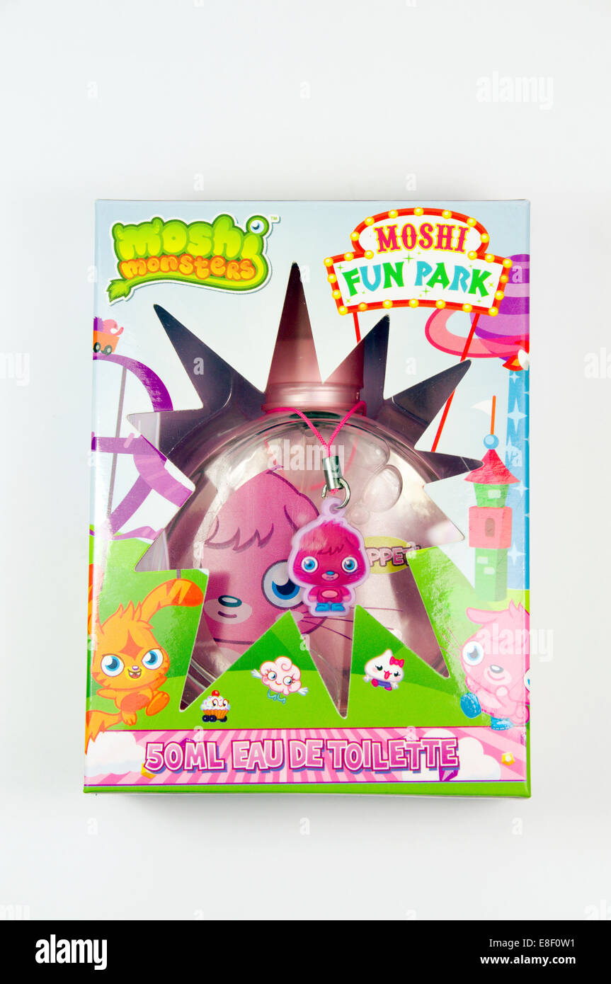 Moshi Monsters Eau De Toilette flacon. Banque D'Images