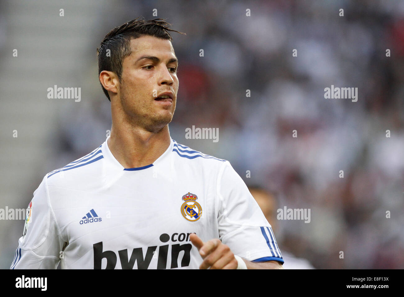 CRISTIANO RONALDO, JOUEUR DE FOOTBALL DU REAL MADRID, Banque D'Images