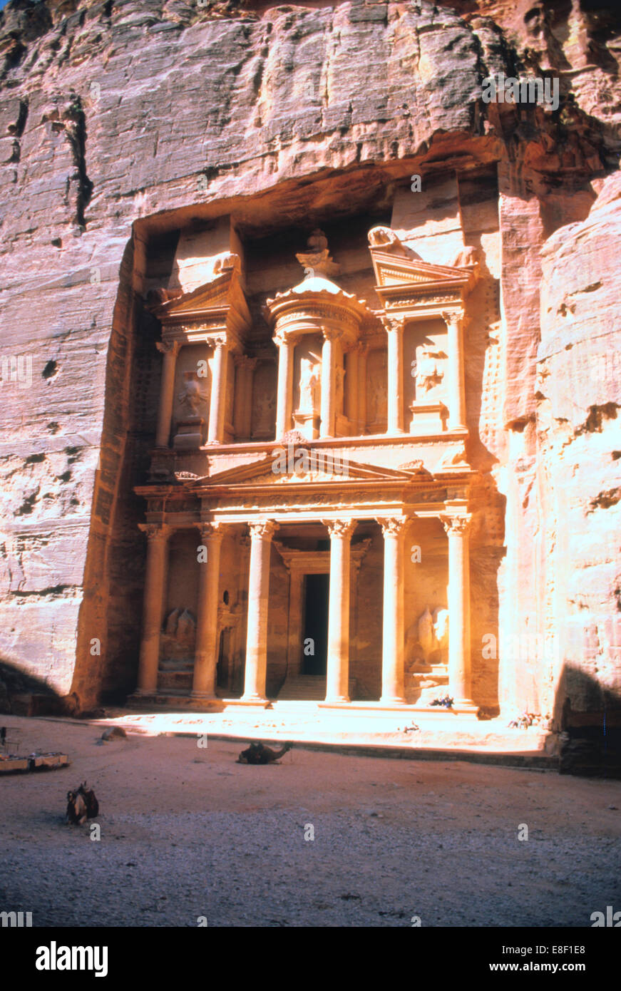 Le Conseil du Trésor, Petra, Jordanie Banque D'Images