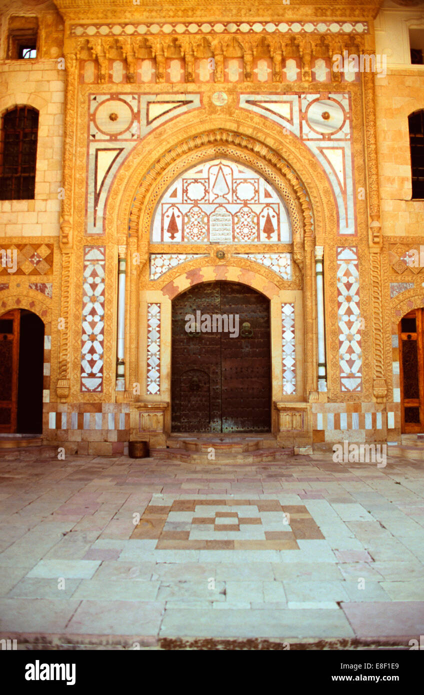 Le Palais de Beiteddine, Liban, 19e siècle Banque D'Images