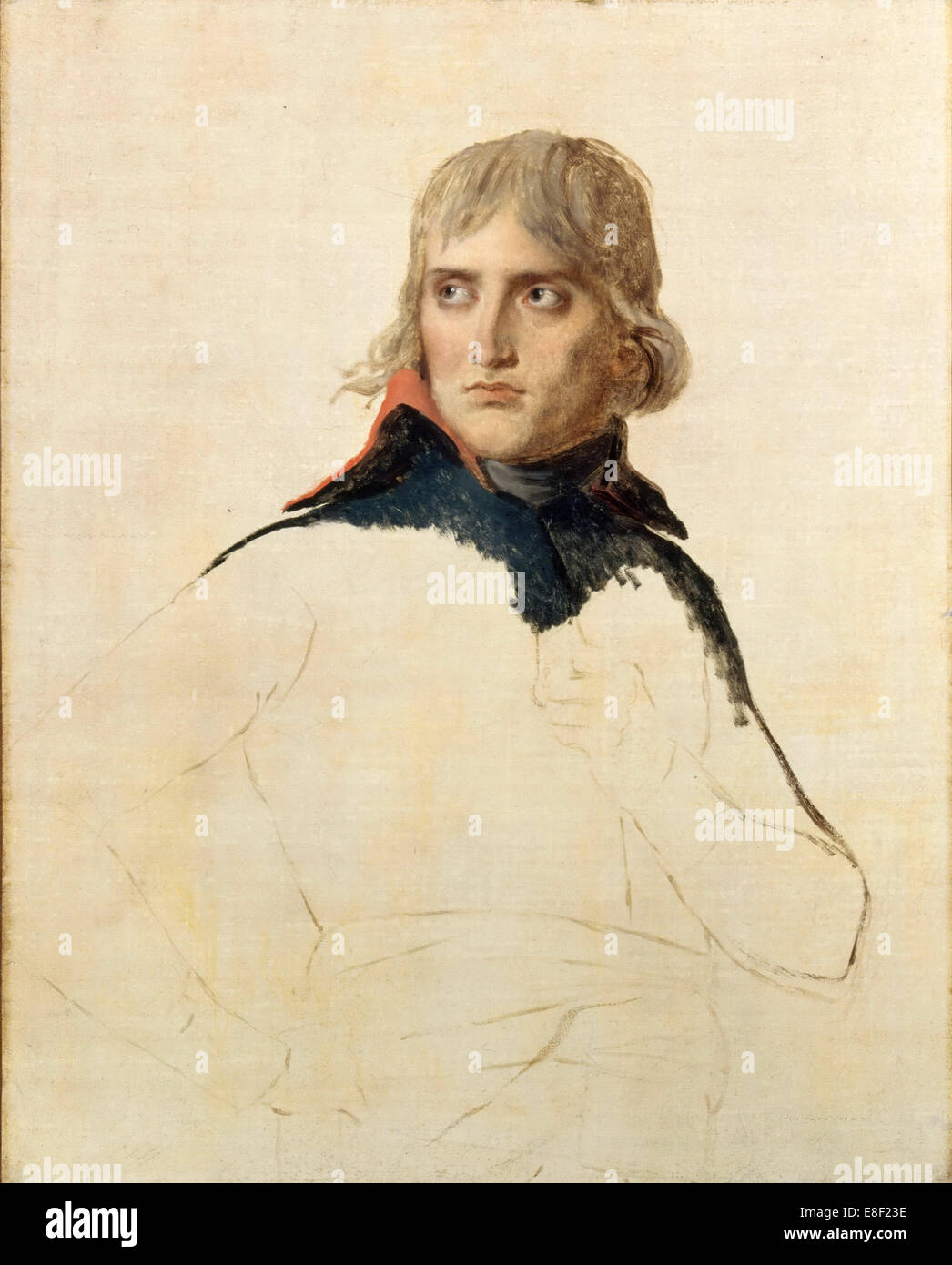 Portrait du général Napoléon Bonaparte. Artiste : David, Jacques Louis (1748-1825) Banque D'Images
