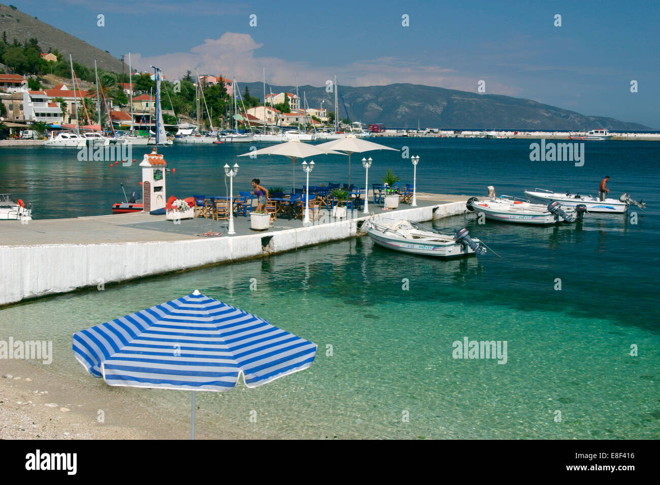 Agia Effimia, Kefalonia, Grèce. Banque D'Images