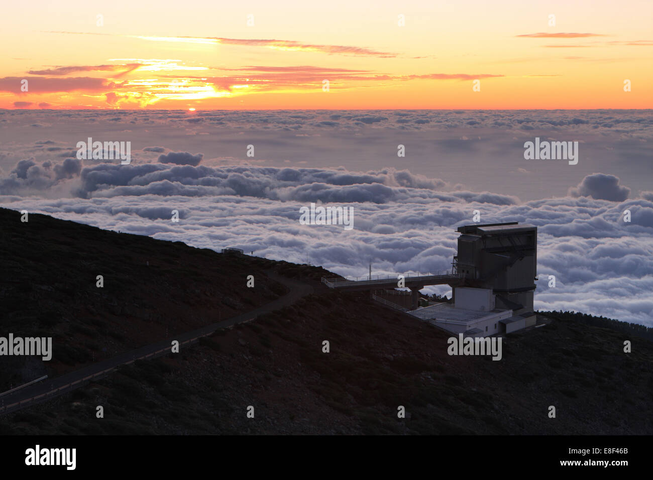 Telescopio Nazionale Galileo, La Palma, Canary Islands, Espagne, 2009. Banque D'Images