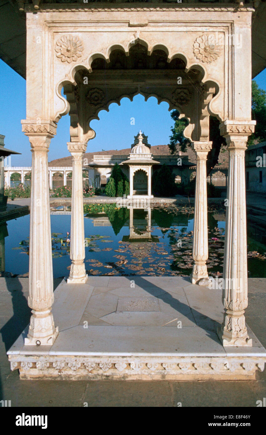 Jag Mandir, Udaipur, Rajasthan, Inde. Banque D'Images