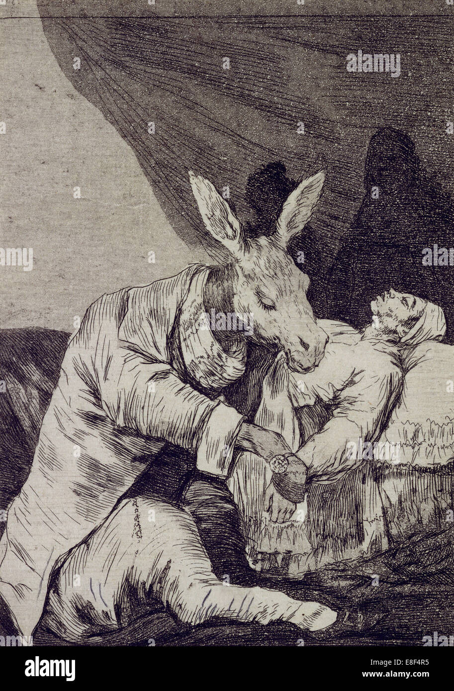 De ce qu'ill va-t-il mourir ? (40). Pas de Capricho Artiste : Goya, Francisco de (1746-1828) Banque D'Images