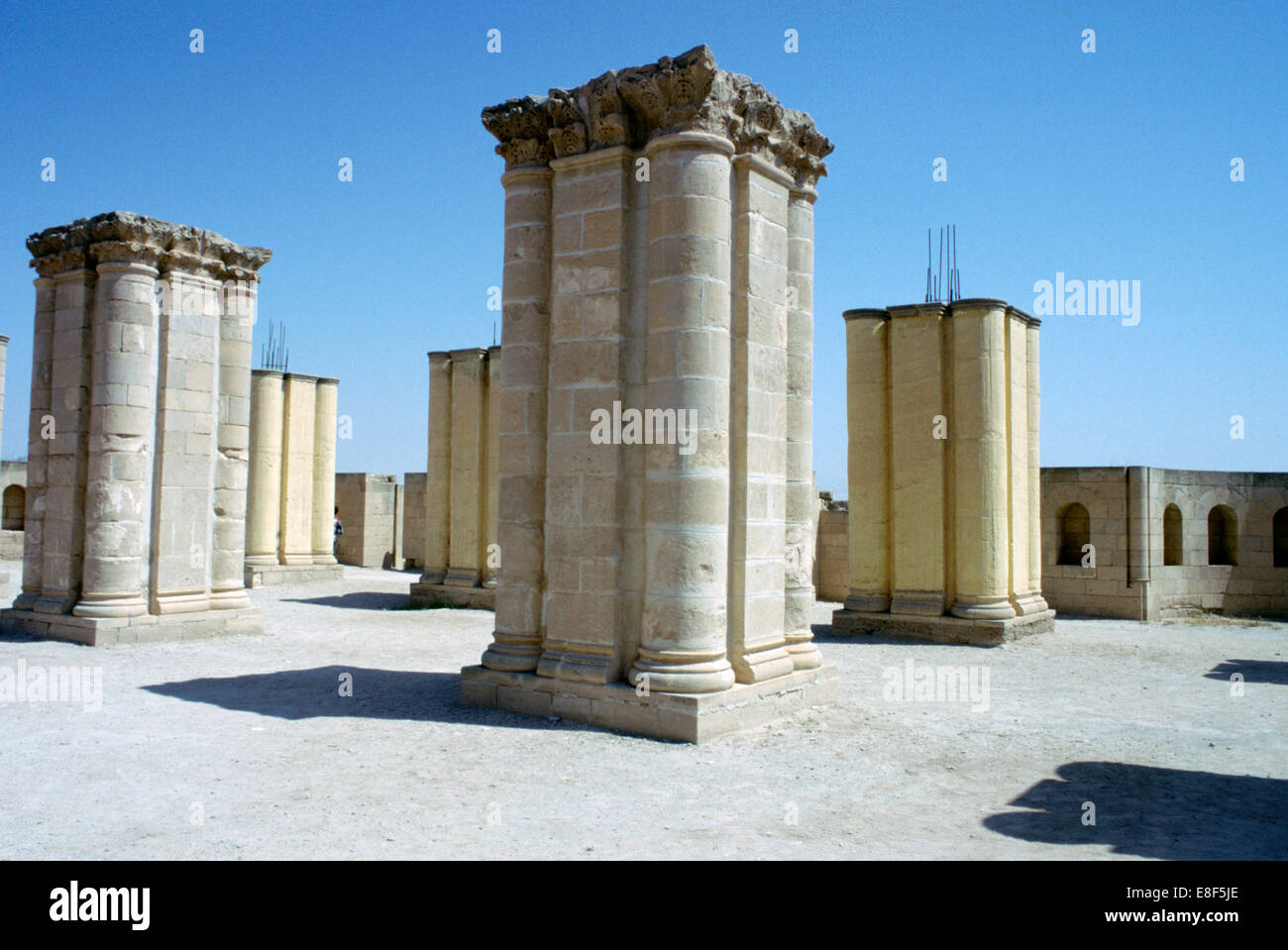 Hisham's Palace, Jéricho, en Cisjordanie, en Palestine. Banque D'Images