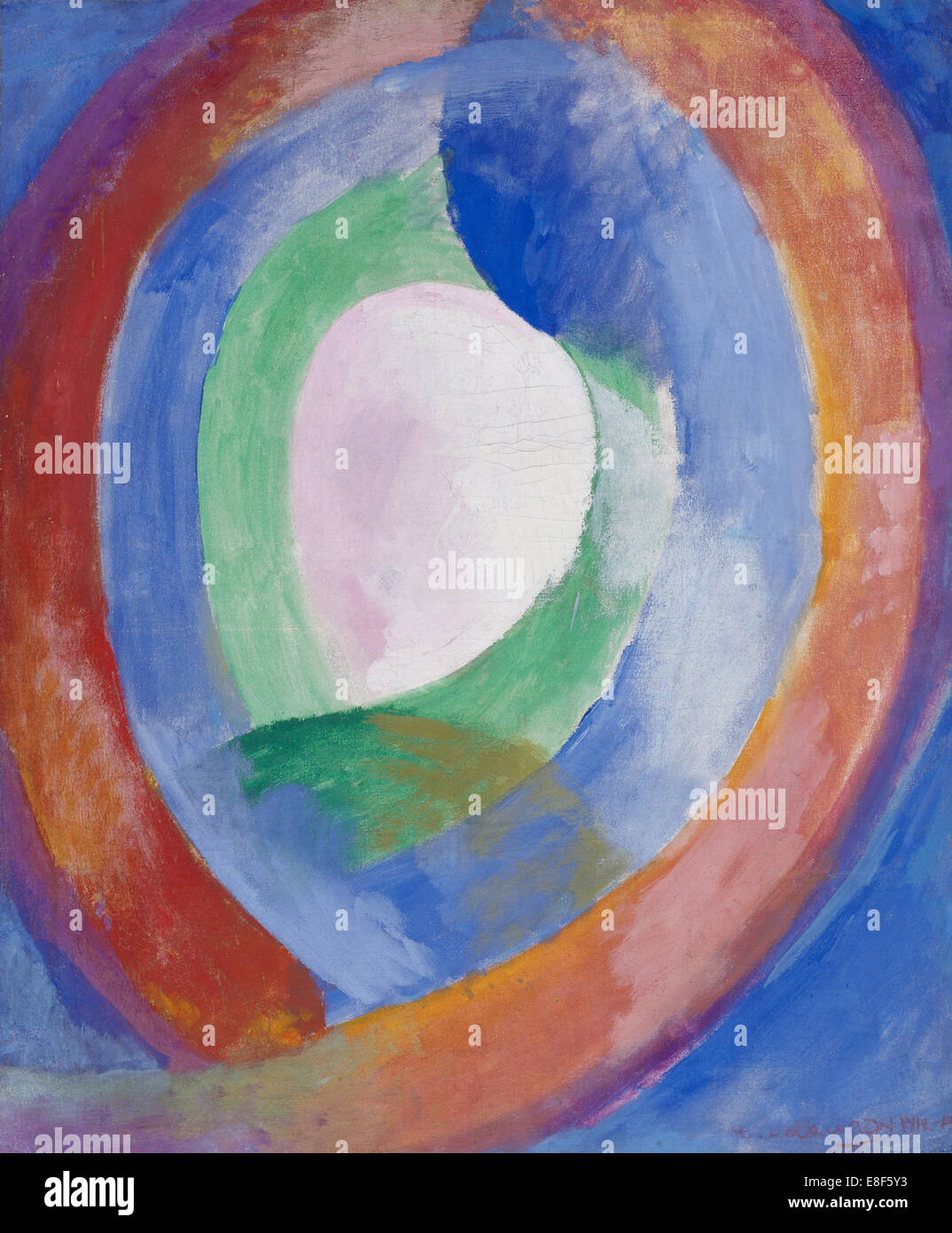 Formes circulaires, lune no. 1. Artiste : Delaunay, Robert (1885-1941) Banque D'Images