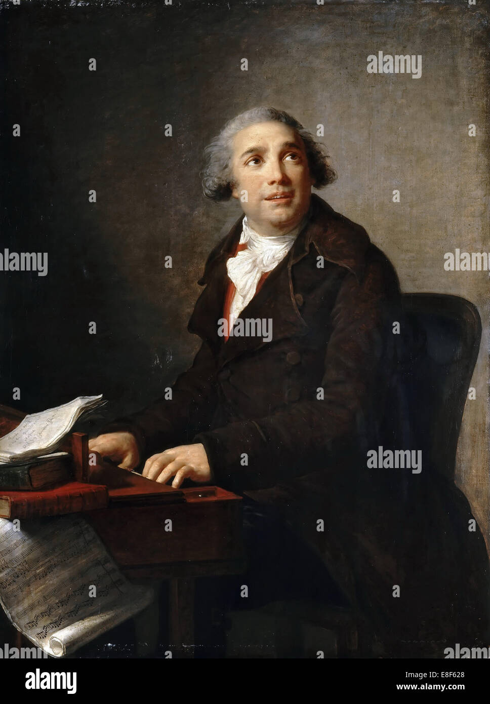 Portrait de Giovanni Paisiello (1740-1816) à le clavecin. Artiste : Marie Louise Elisabeth Vigée-Lebrun, (1755-1842) Banque D'Images