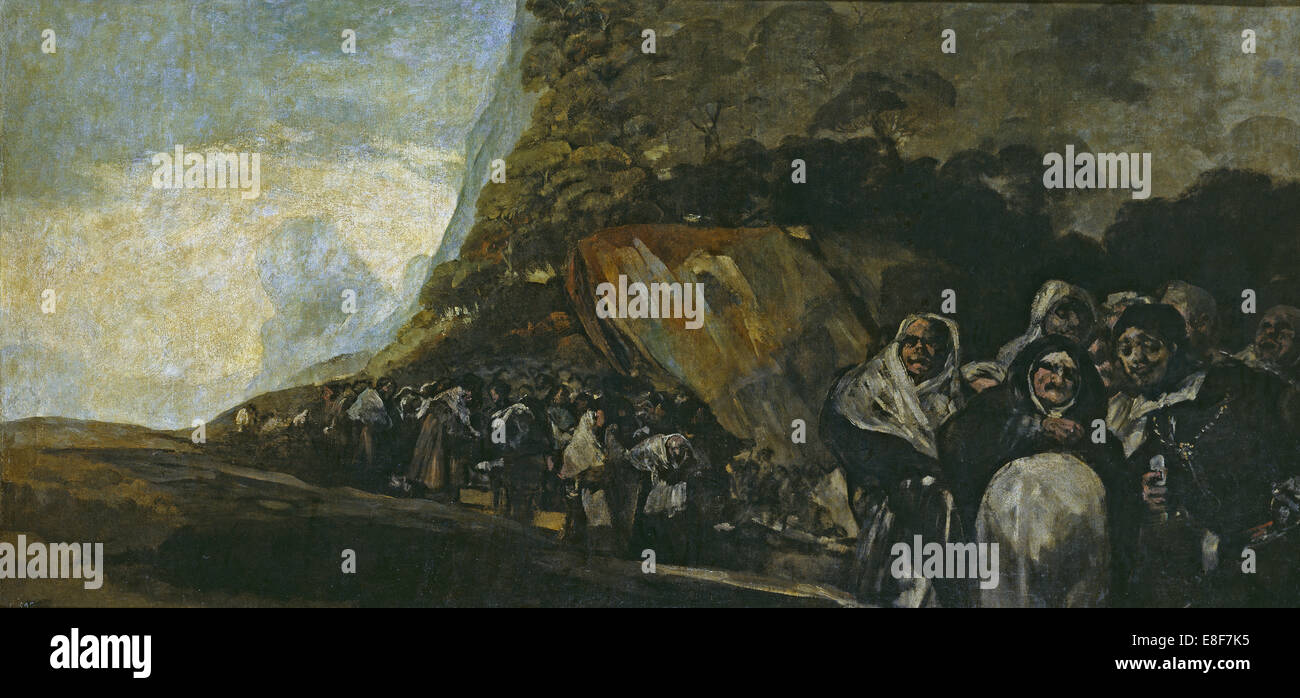 Procession du Saint Office. Artiste : Goya, Francisco de (1746-1828) Banque D'Images