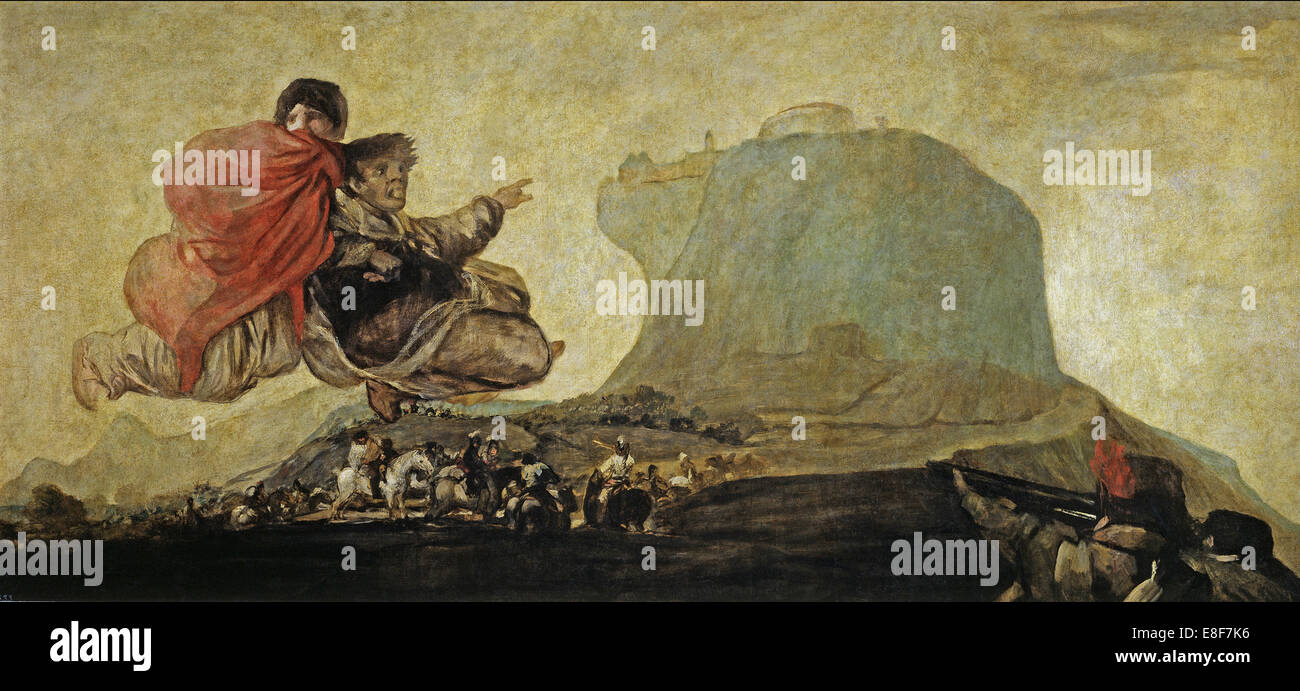 Asmodea ou vision fantastique. Artiste : Goya, Francisco de (1746-1828) Banque D'Images