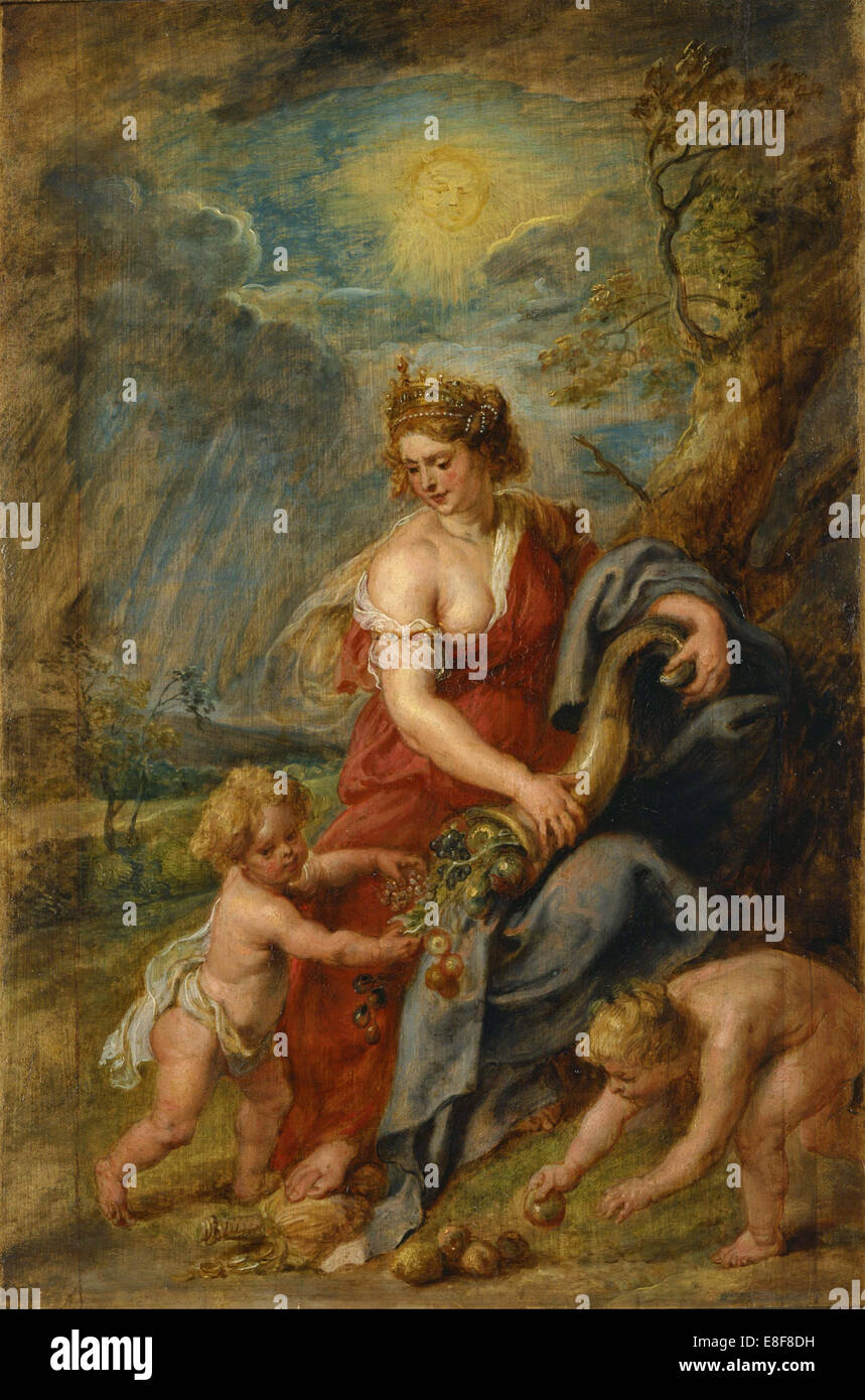 L'abondance (AGNES). Artiste : Rubens, Pieter Paul (1577-1640) Banque D'Images