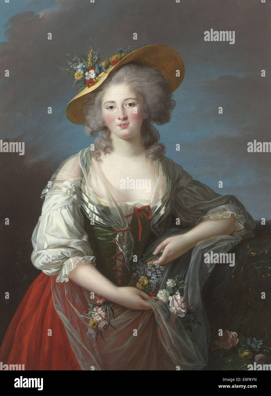 Élisabeth Philippine Marie Hélène de Bourbon. Artiste : Marie Louise Elisabeth Vigée-Lebrun, (1755-1842) Banque D'Images