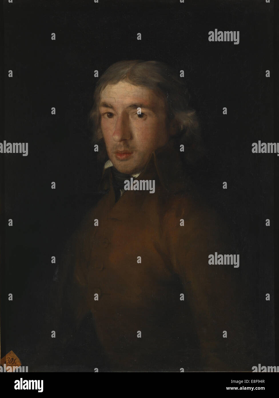Portrait de Leandro Fernández de Moratín. Artiste : Goya, Francisco de (1746-1828) Banque D'Images