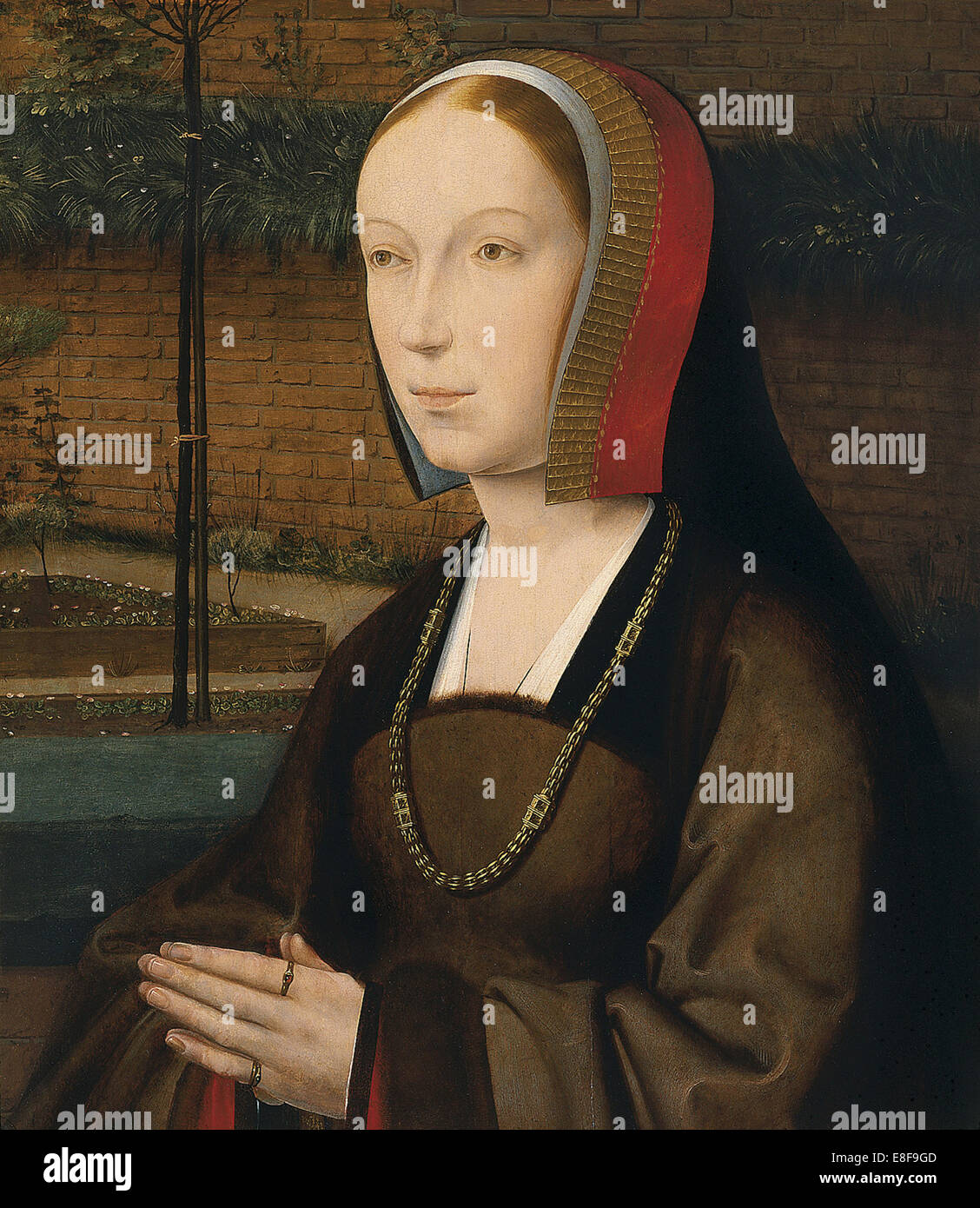 Portrait d'une femme donneuse. Artiste : Provost (Provoost), Jan (1465-1529) Banque D'Images