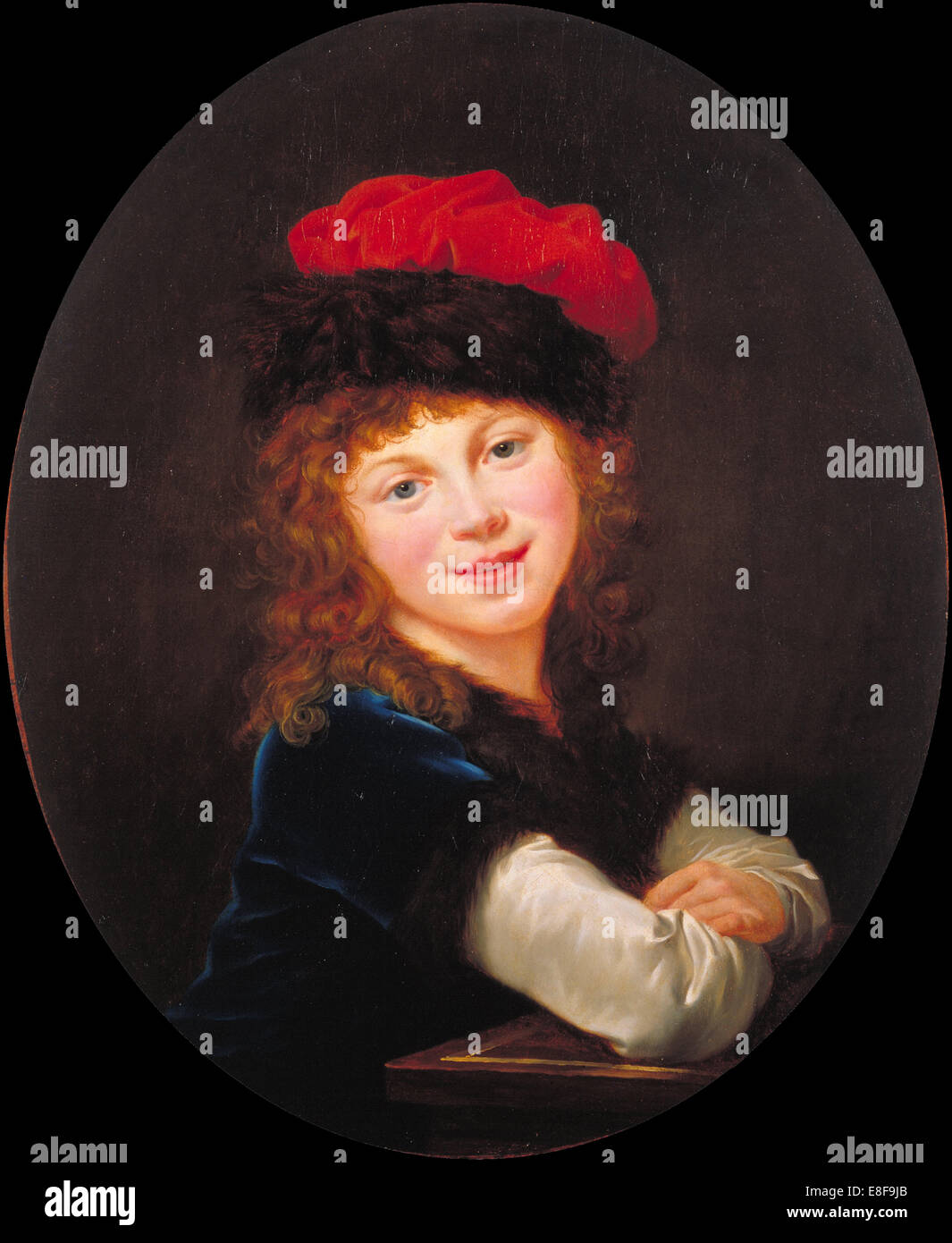 Portrait d'une fille. Artiste : Marie Louise Elisabeth Vigée-Lebrun, (1755-1842) Banque D'Images