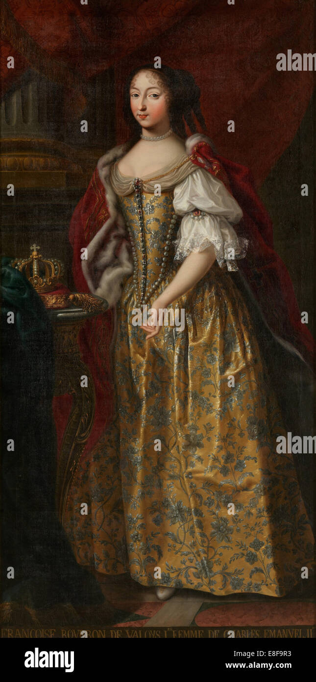 Françoise Madeleine d'Orléans (1648-1664), duchesse de Savoie. Artiste : Anonyme Banque D'Images