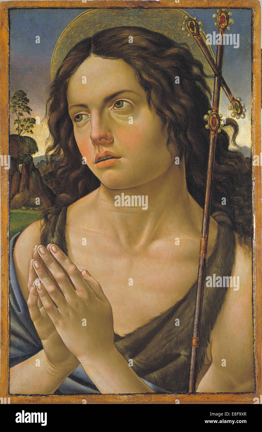 Saint Jean le Baptiste. Artiste : Raffaellino Del Garbo (1466-1524) Banque D'Images