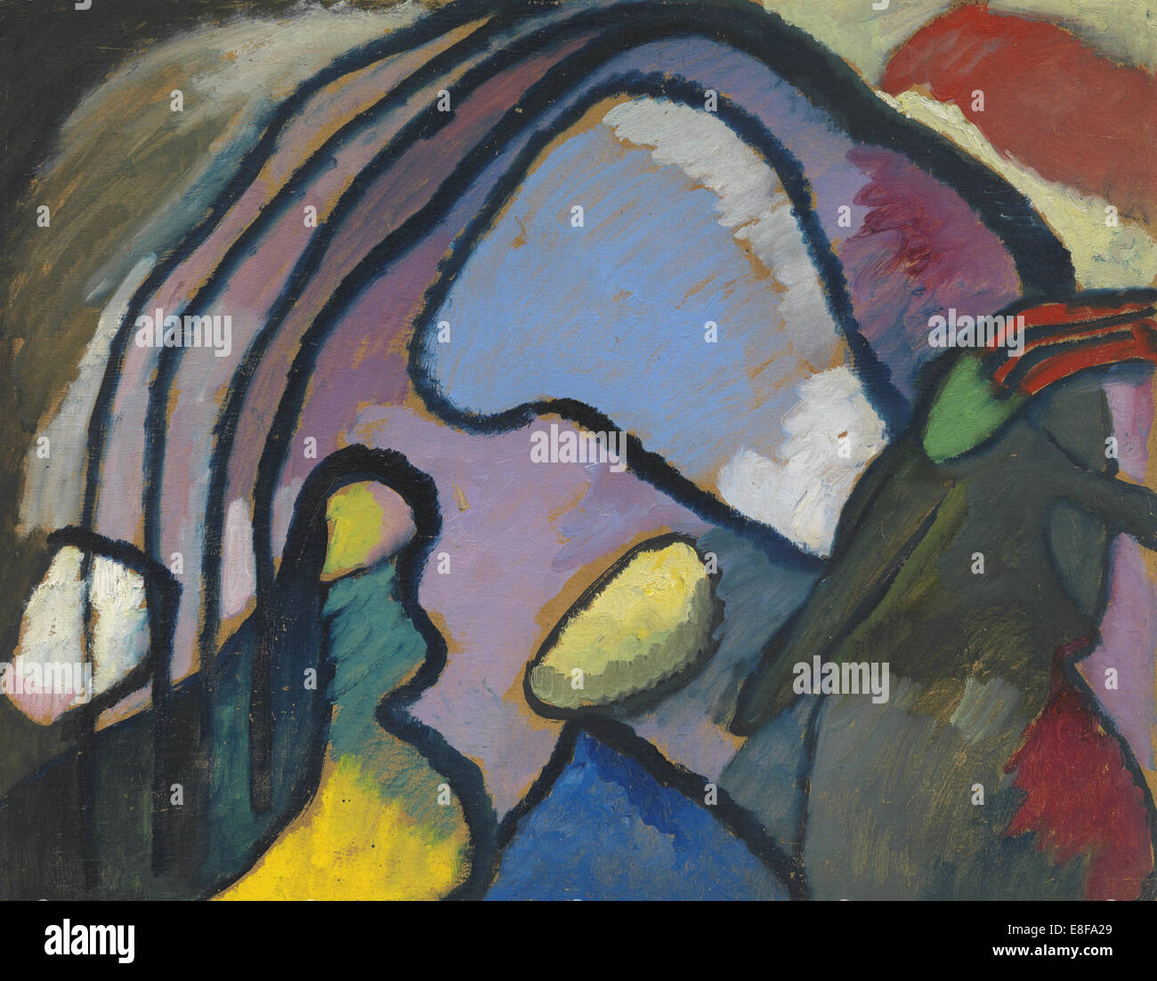 Étude pour l'Improvisation 10. Artiste : Kandinsky, Vassily Vassilievitch (1866-1944) Banque D'Images