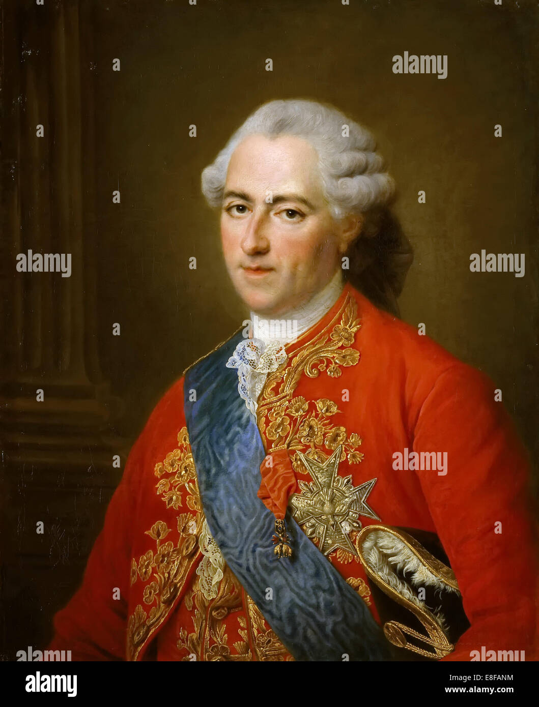 Portrait du roi Louis XV (1710-1774). Artiste : François-Hubert Drouais, (1727-1775) Banque D'Images