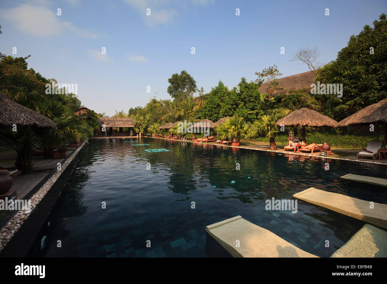 Vietnam, Danang, Hue, Luxury Resort Banque D'Images