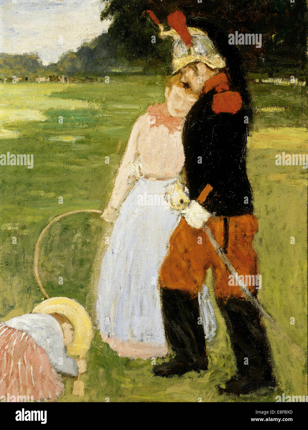 Dimanche dans le Bois de Boulogne. Artiste : Evenepoel, Henri Jacques Edouard (1872-1899) Banque D'Images