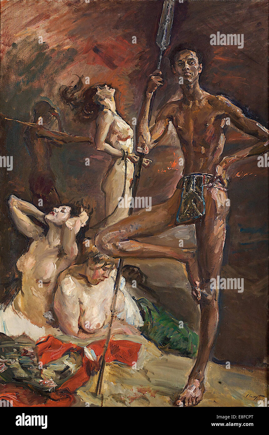 Le gagnant. Artiste : Slevogt, Max (1868-1932) Banque D'Images