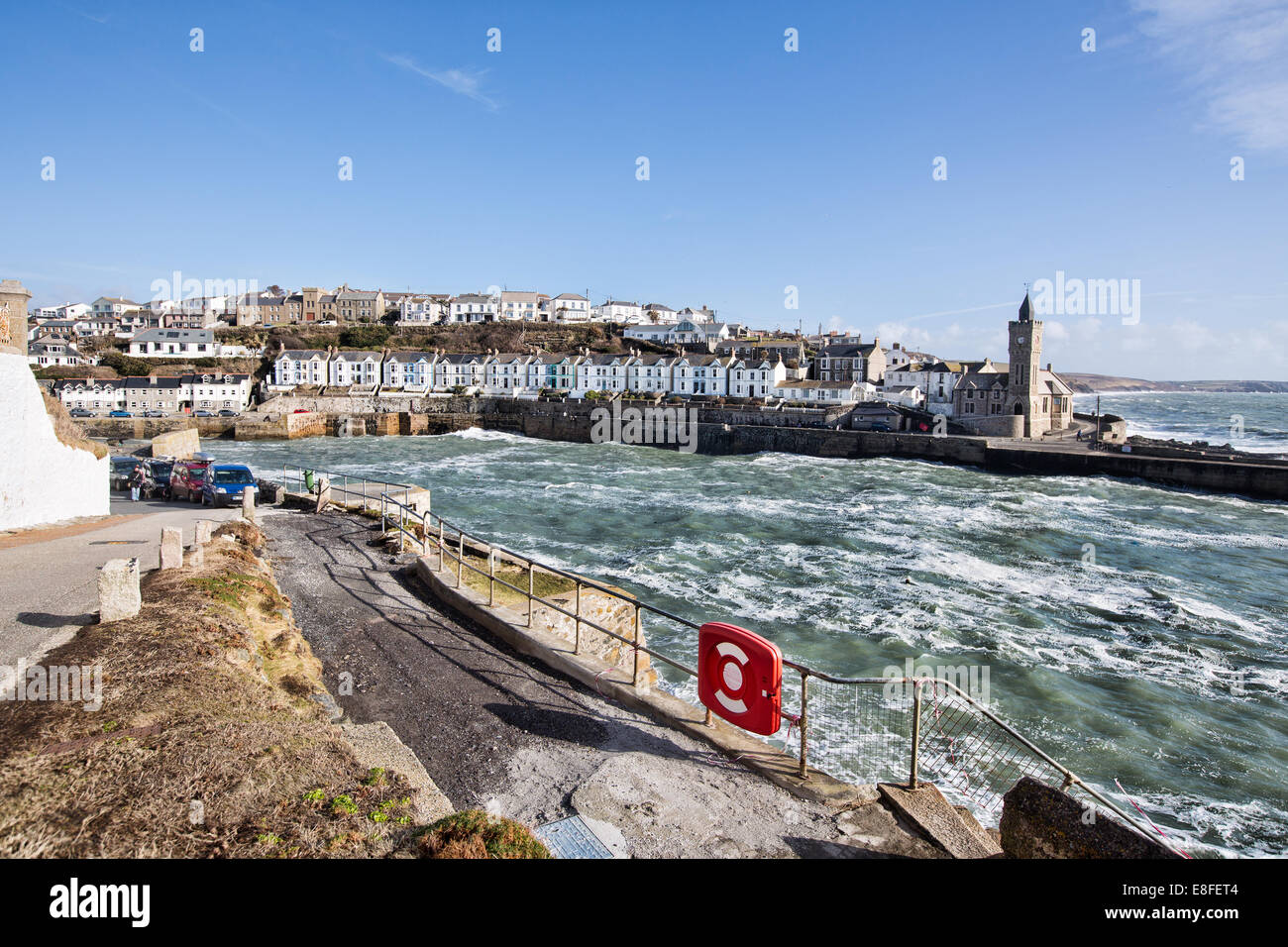 Porthleven, Cornouailles, Angleterre. Banque D'Images