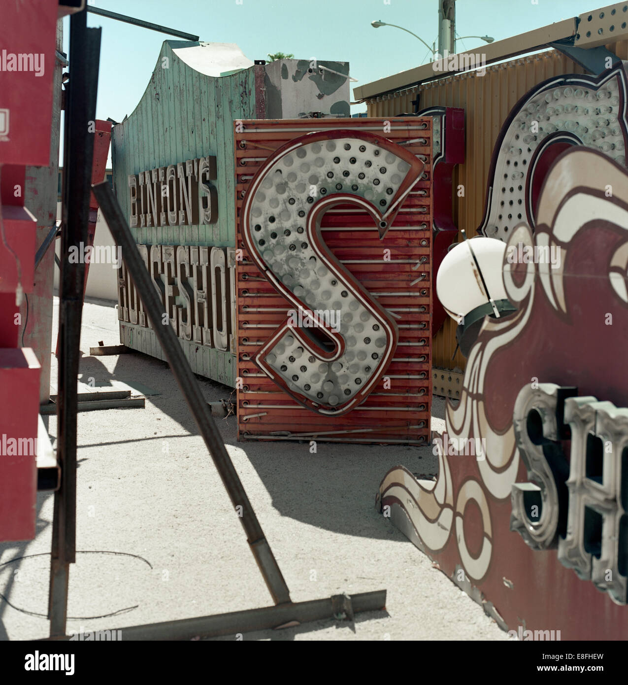 USA, Nevada, comté de Clark, Las Vegas, cour arrière Banque D'Images