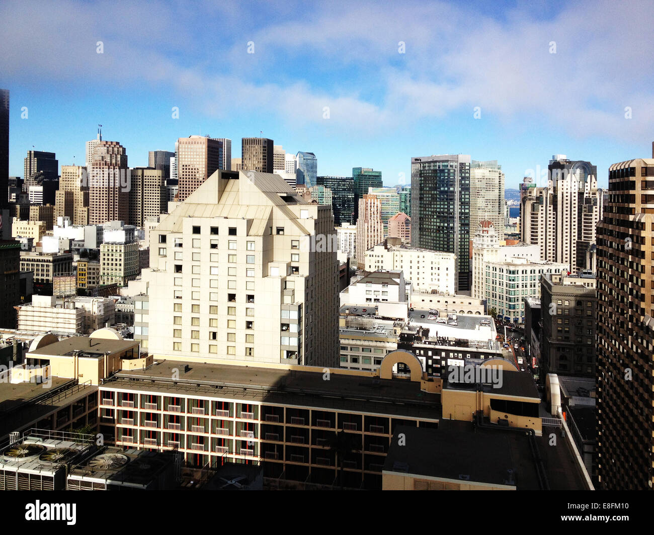 États-unis, Californie, San Francisco, San Francisco Downtown skyline Banque D'Images