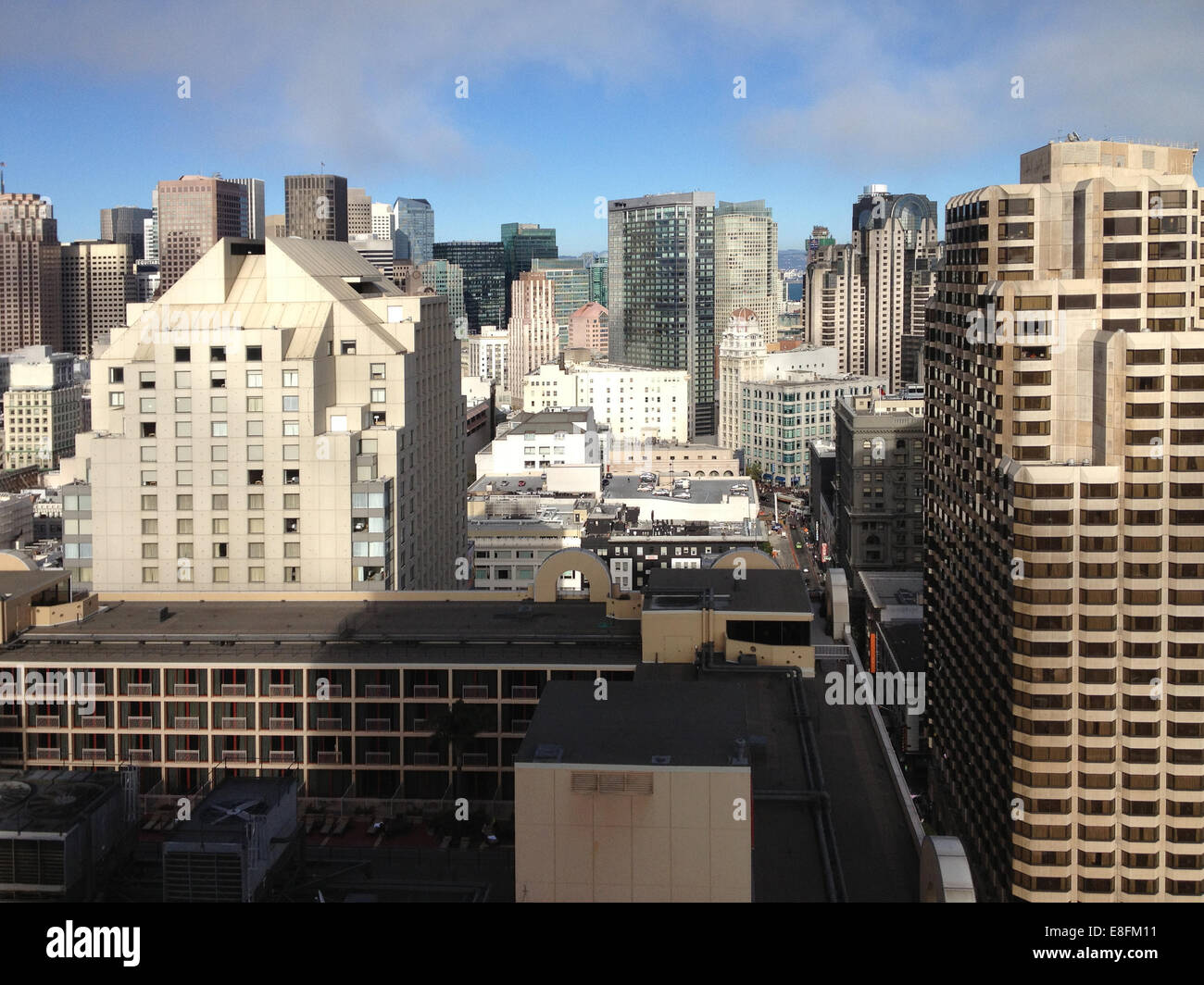 États-unis, Californie, San Francisco, San Francisco Downtown skyline Banque D'Images