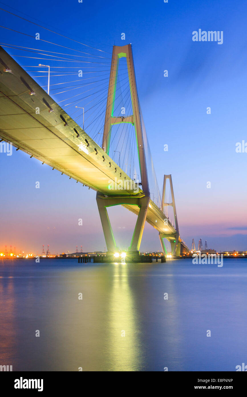 Le Japon, Regon Chubu, préfecture d'Aichi, Chita, Nagoya, Meito Pont Triton Banque D'Images